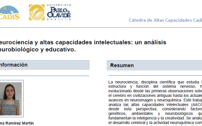 Artículo científico: Neurociencia y altas capacidades intelectuales